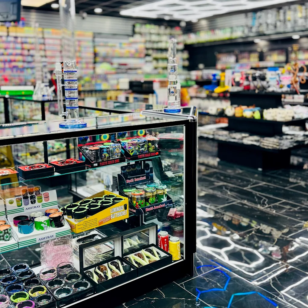 Ashtrays and convenience items at EZ Smoke House Hampton VA